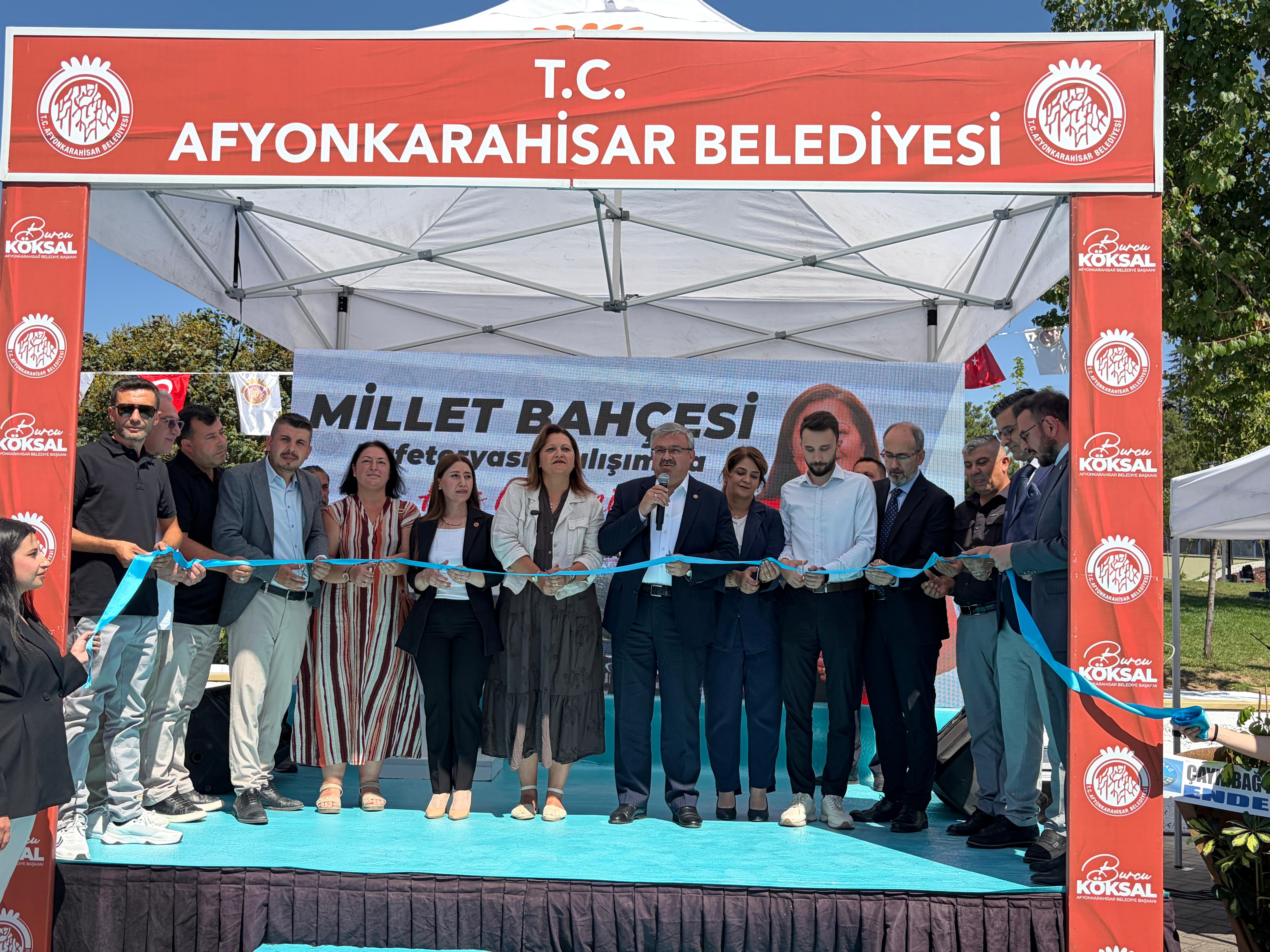 Bülent Ecevit Millet Bahçesi Sosyal Tesisi Açıldı